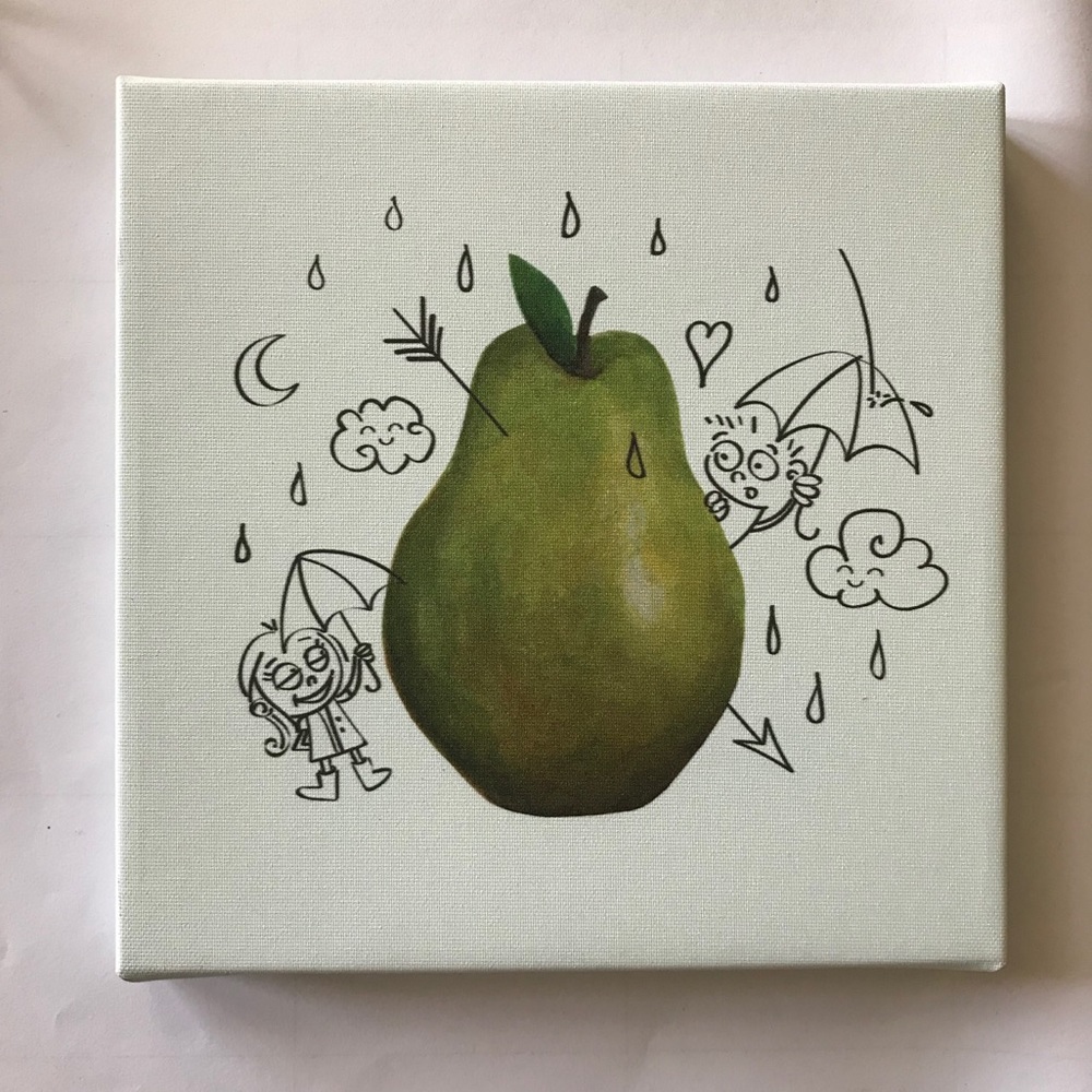 Cute kids canvas print
